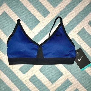 Blue nike sports bra! Never been worn before!